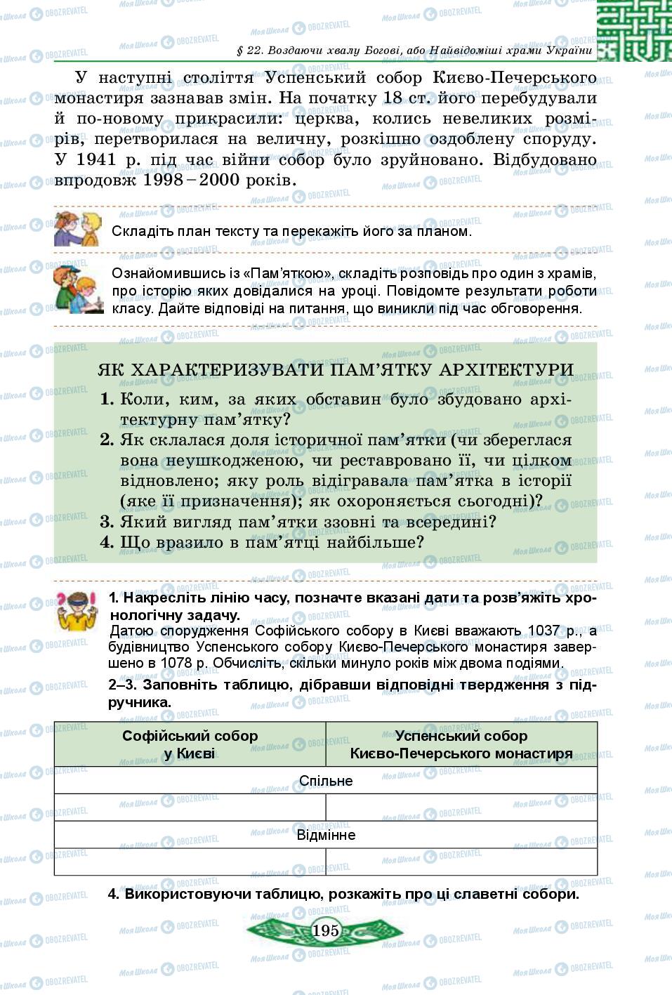 Учебники История Украины 5 класс страница 195