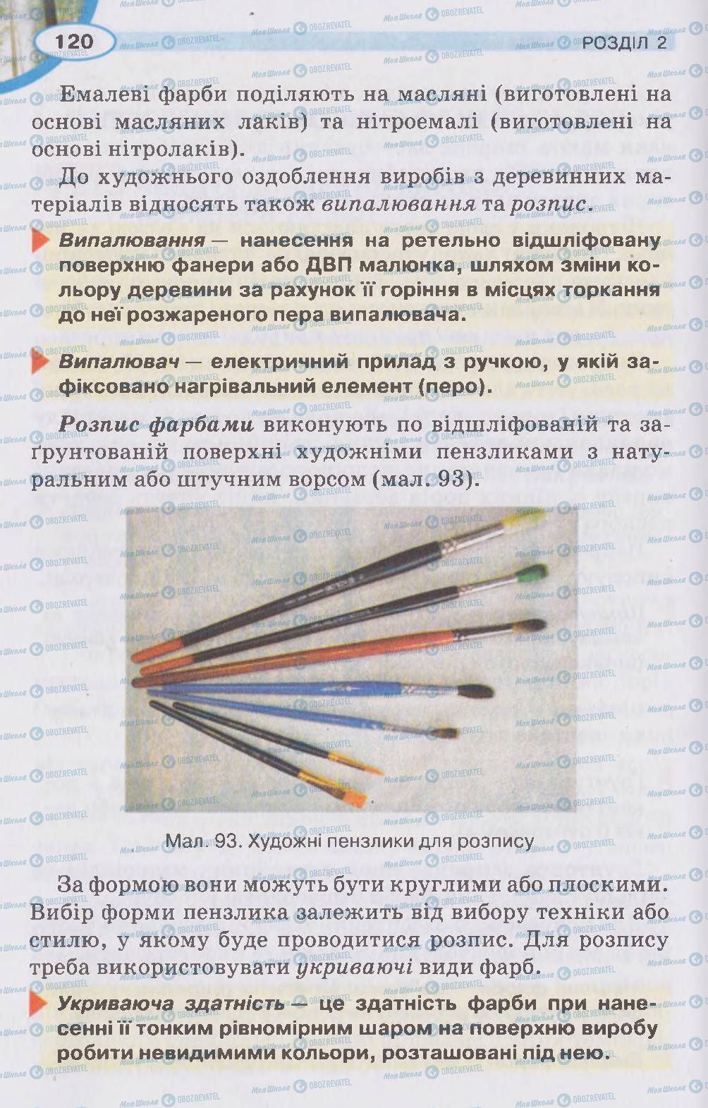 Підручники Трудове навчання 5 клас сторінка  120