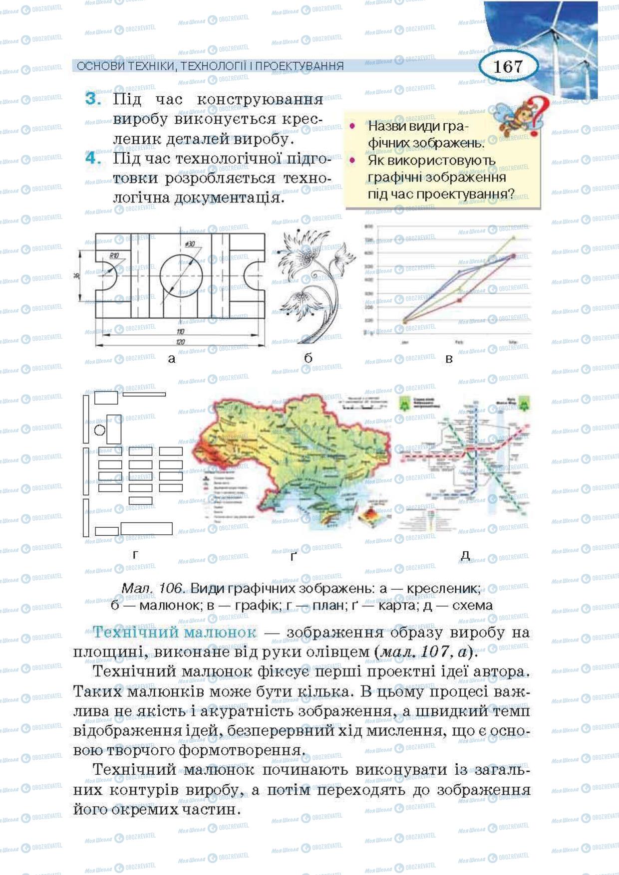 Підручники Трудове навчання 5 клас сторінка 167