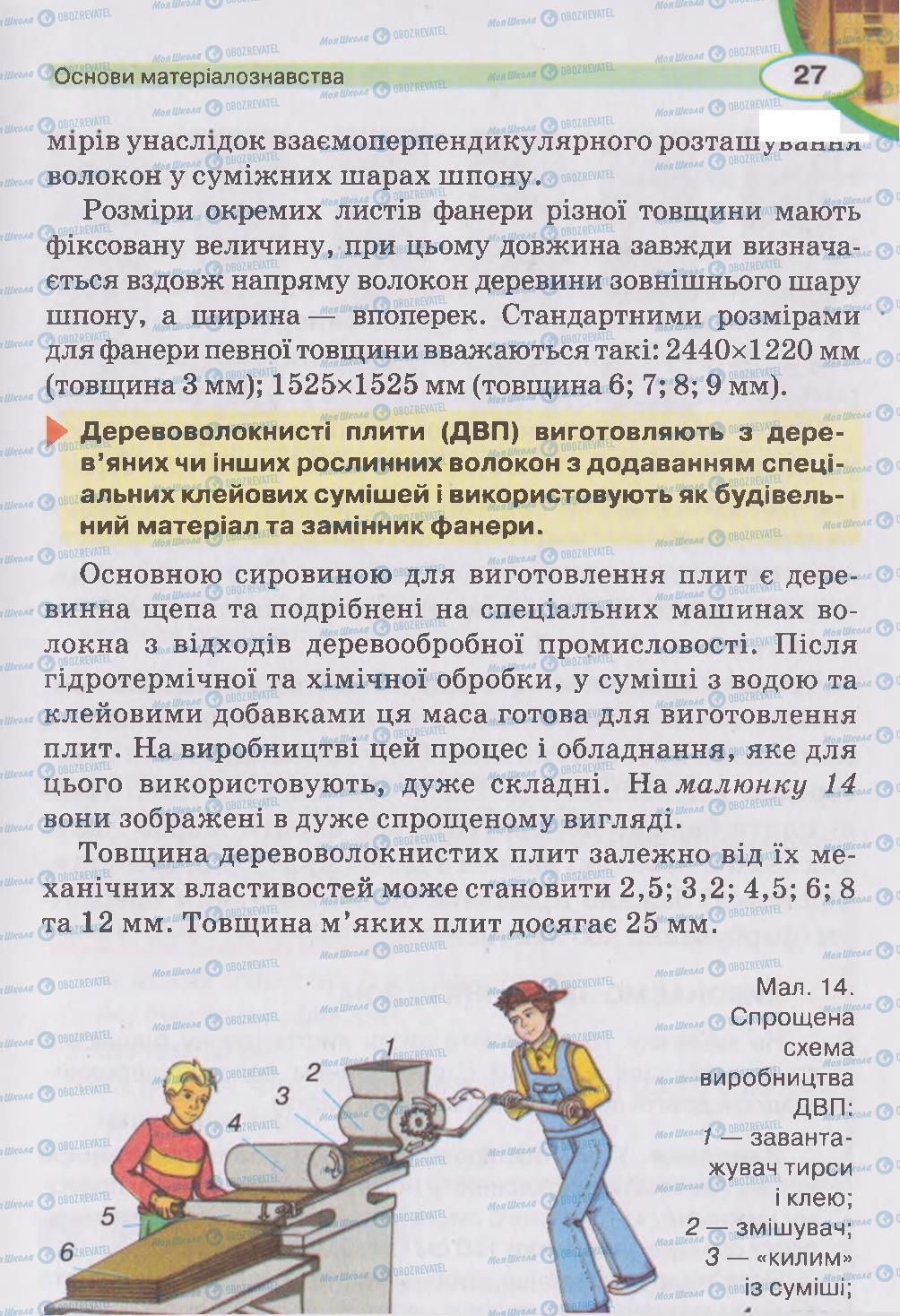 Підручники Трудове навчання 5 клас сторінка 27