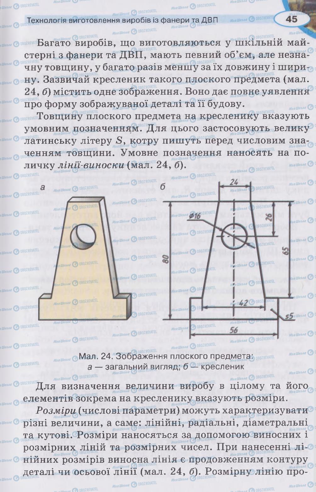 Учебники Трудовое обучение 5 класс страница 45