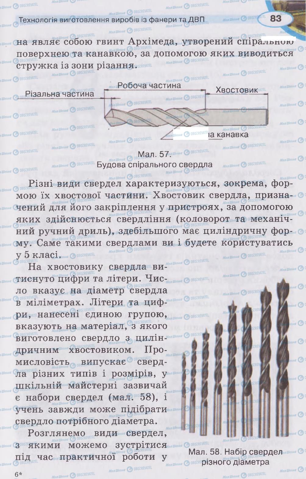 Підручники Трудове навчання 5 клас сторінка 83