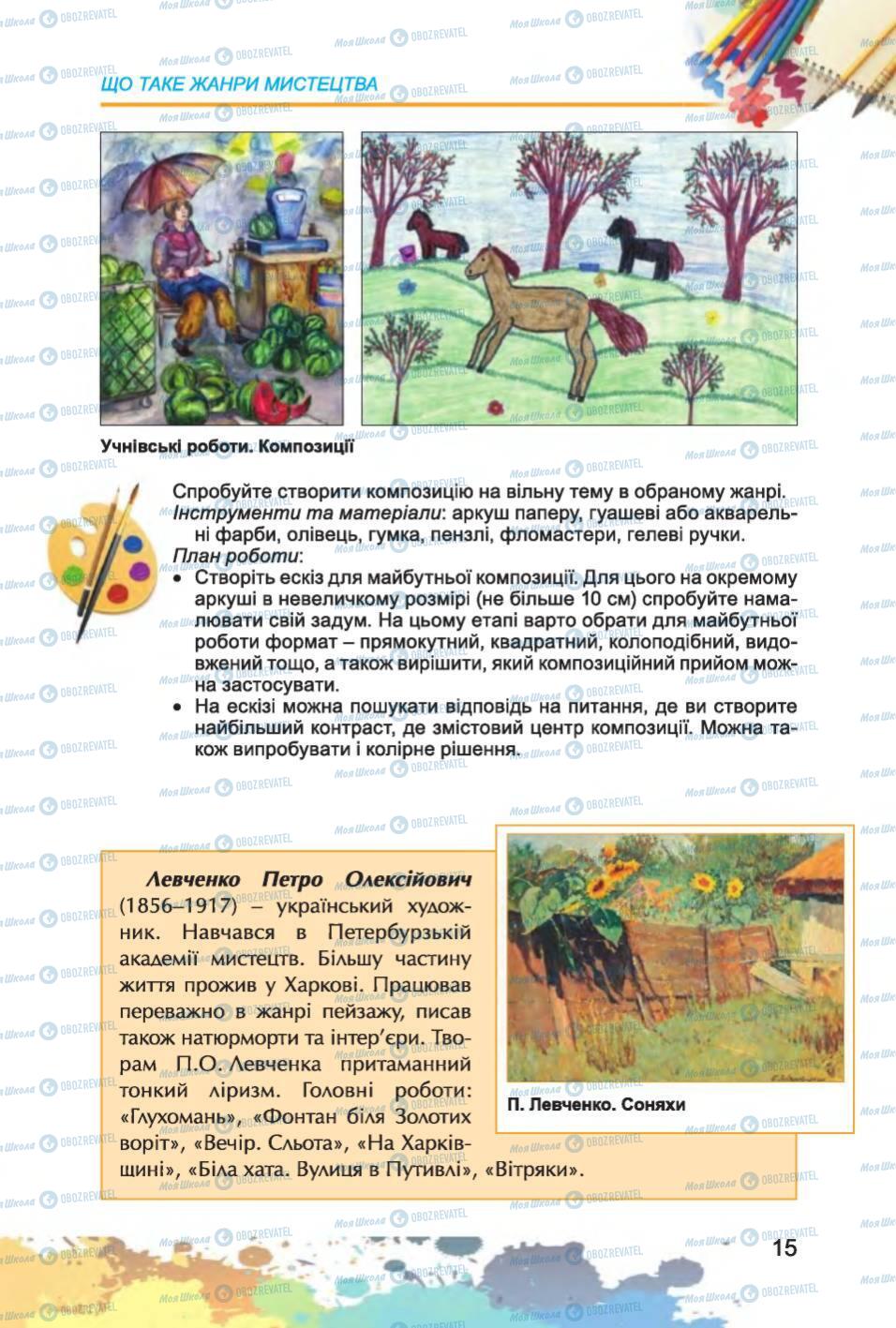 Учебники Изобразительное искусство 6 класс страница 15