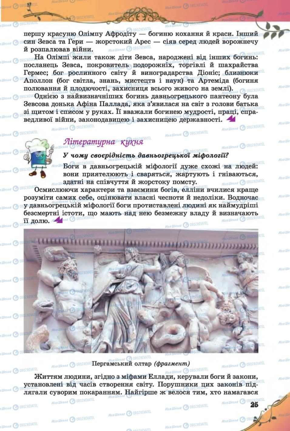 Учебники Зарубежная литература 6 класс страница  25
