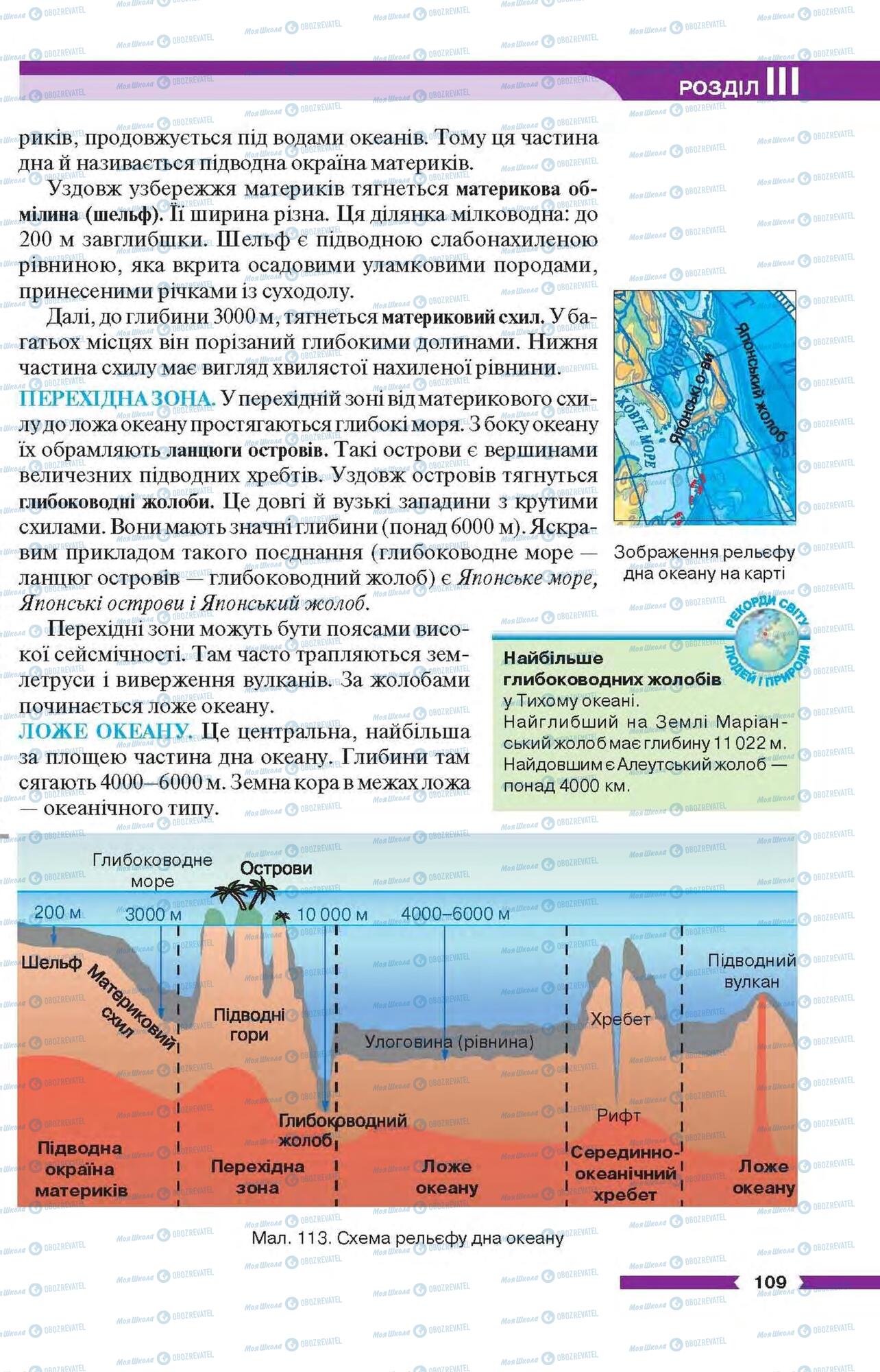 Підручники Географія 6 клас сторінка 109