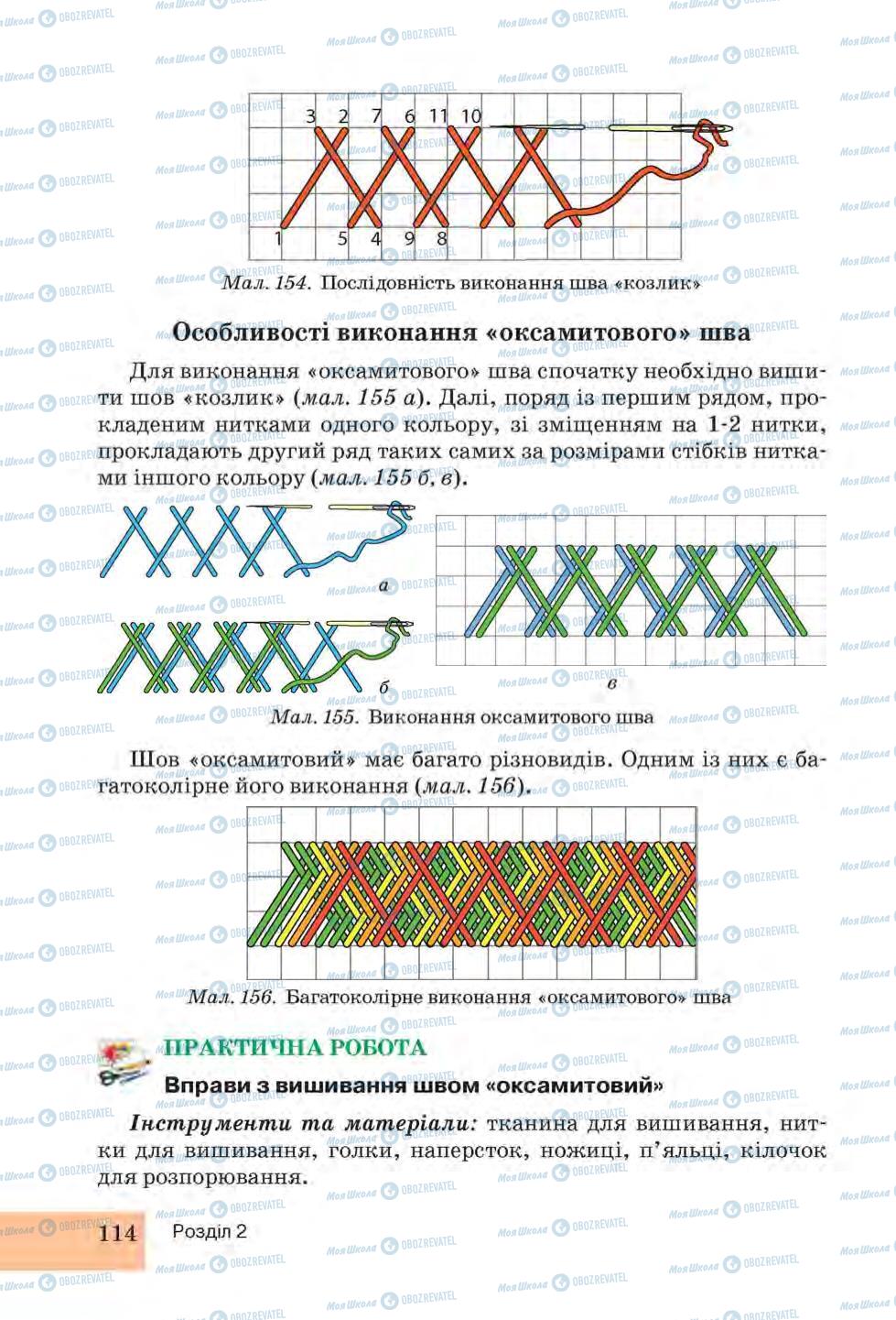 Учебники Трудовое обучение 6 класс страница 114