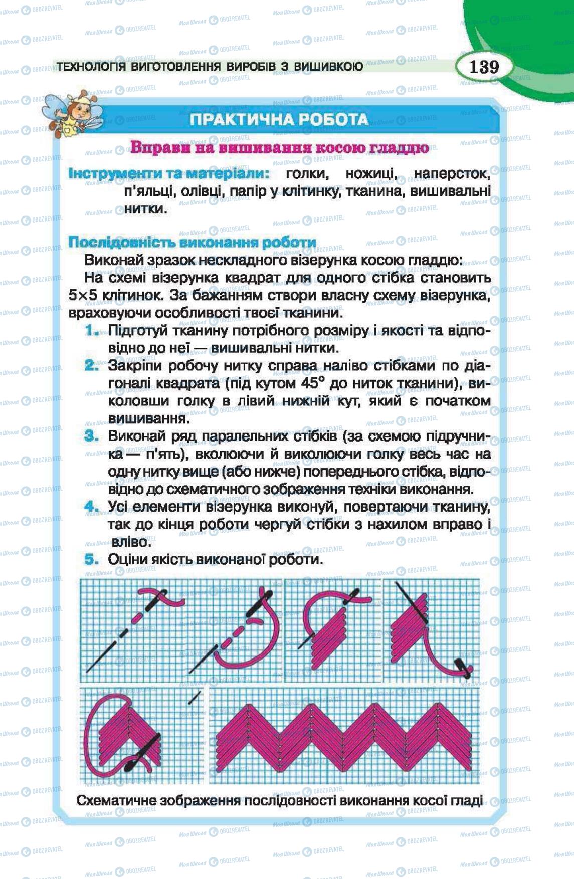 Учебники Трудовое обучение 6 класс страница 139