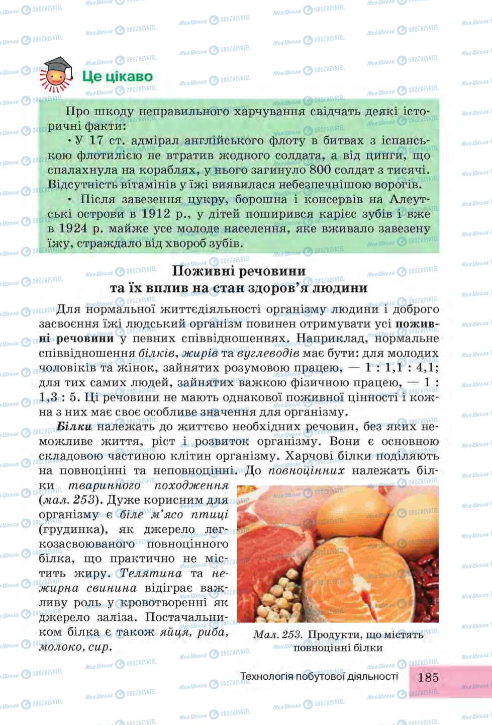 Підручники Трудове навчання 6 клас сторінка  185