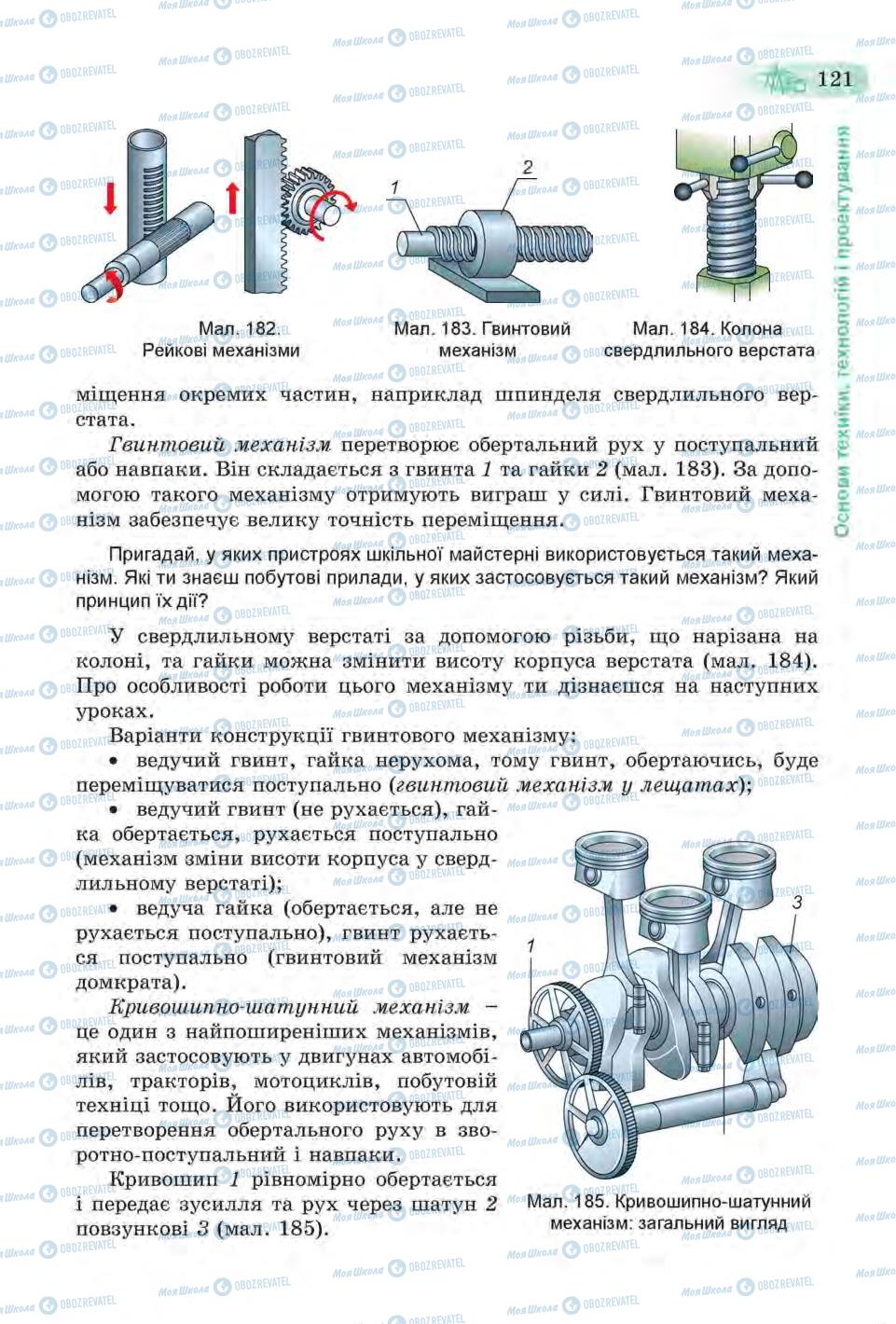 Підручники Трудове навчання 6 клас сторінка 121