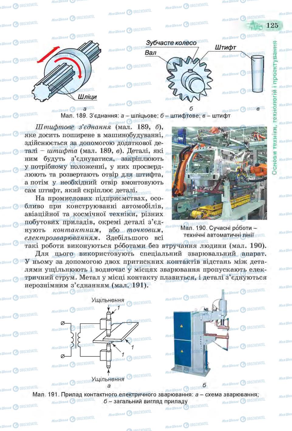 Учебники Трудовое обучение 6 класс страница 125