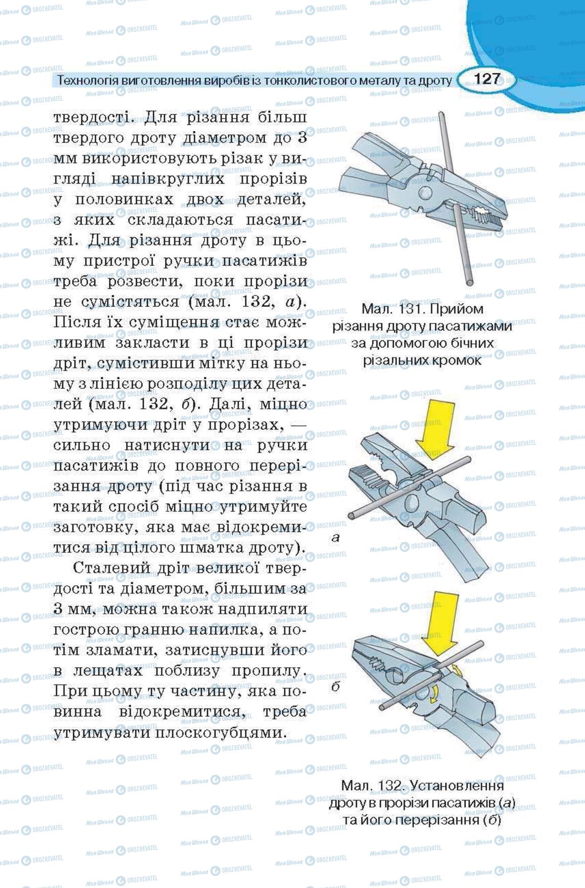 Підручники Трудове навчання 6 клас сторінка 127