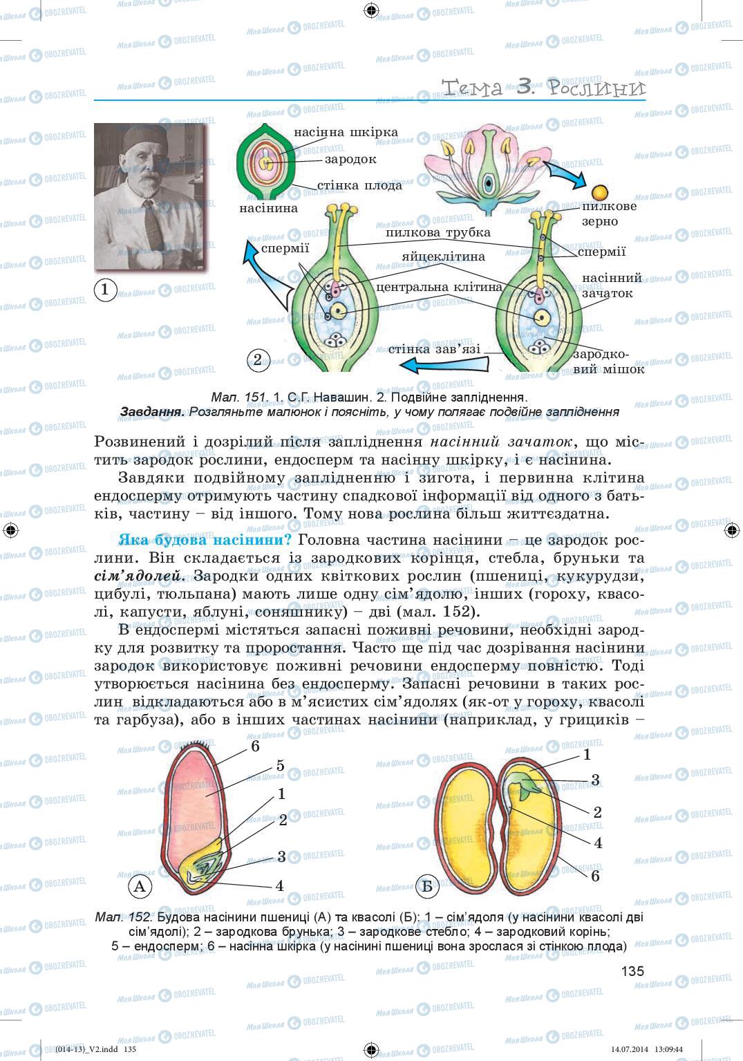 Підручники Біологія 6 клас сторінка 135