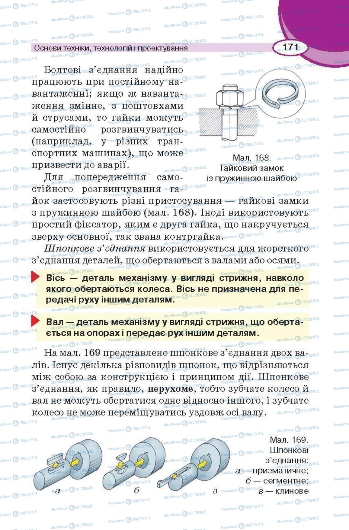 Учебники Трудовое обучение 6 класс страница 171