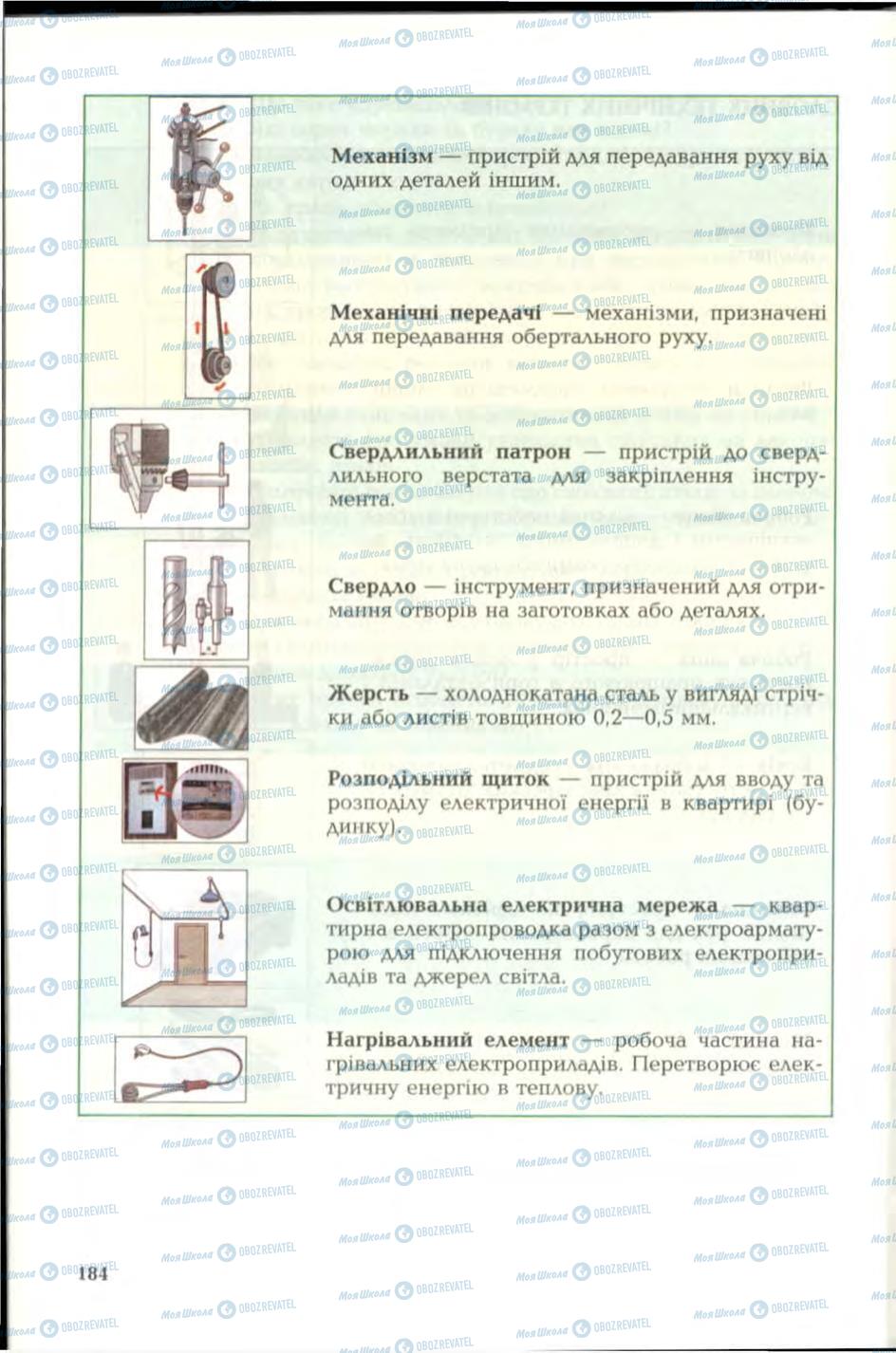 Учебники Трудовое обучение 6 класс страница 184