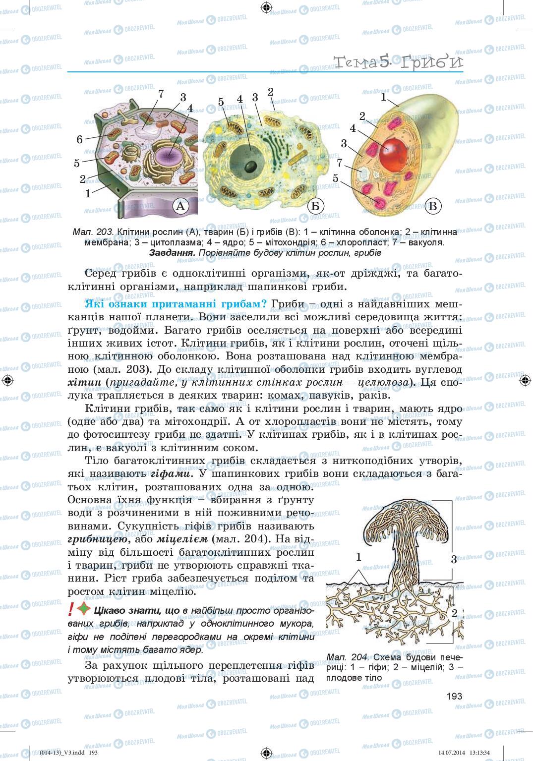 Підручники Біологія 6 клас сторінка 193