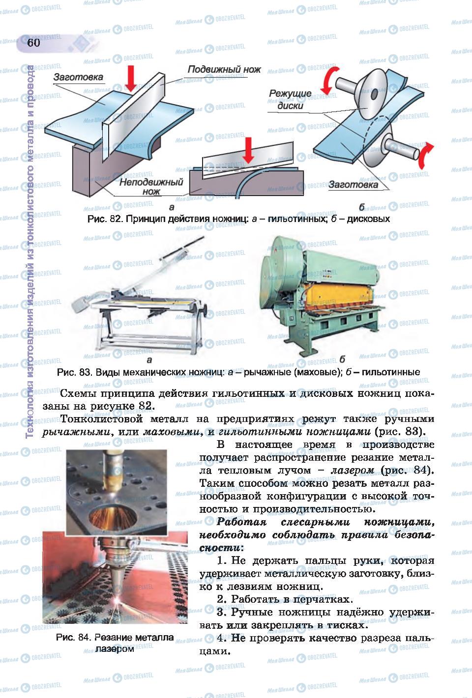 Підручники Трудове навчання 6 клас сторінка 60
