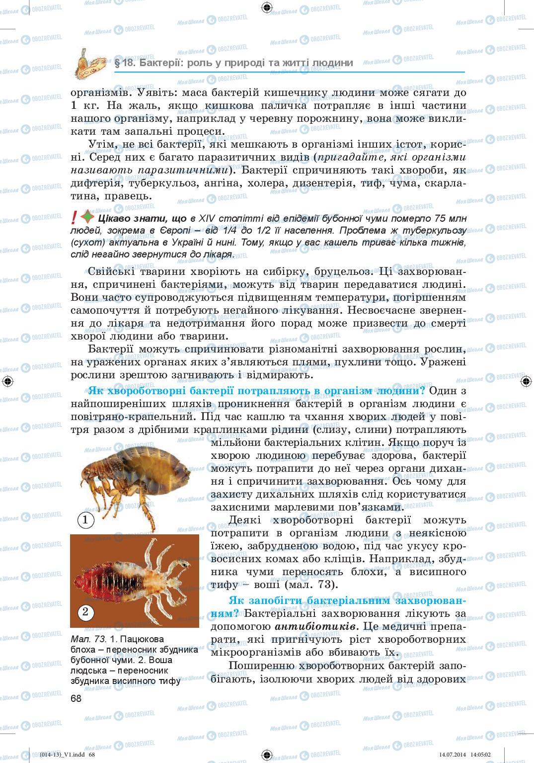 Підручники Біологія 6 клас сторінка 68