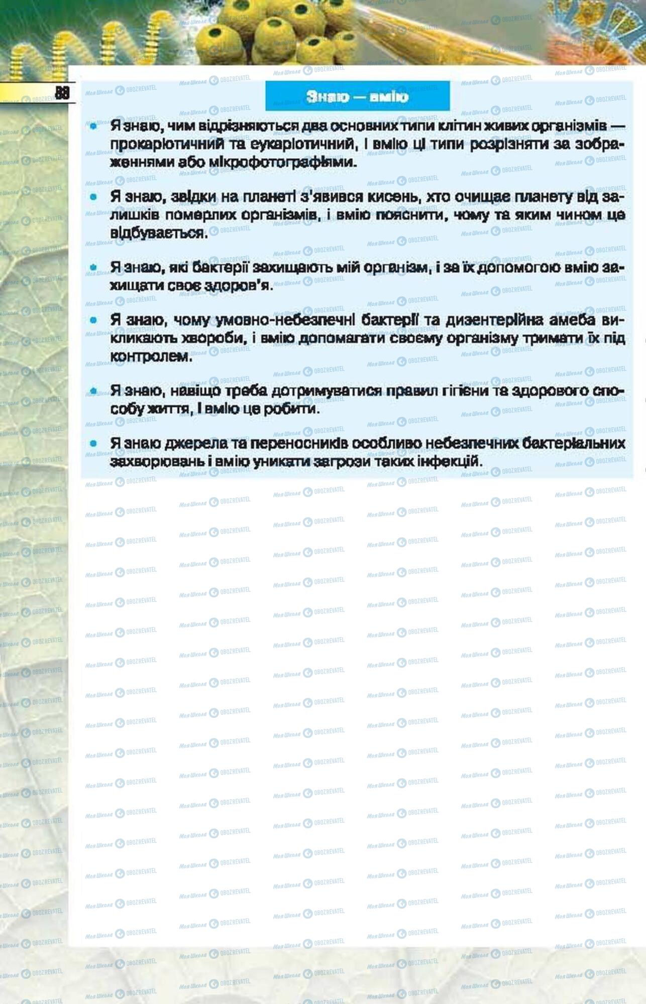 Підручники Біологія 6 клас сторінка 88
