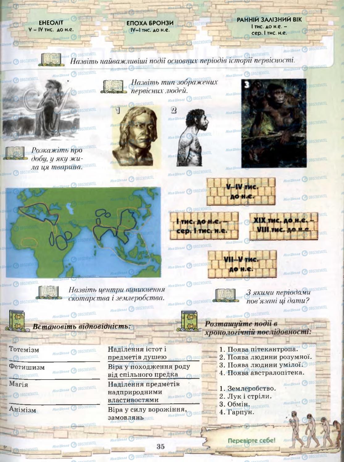 Учебники Всемирная история 6 класс страница 35