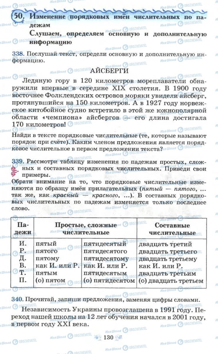 Учебники Русский язык 6 класс страница 130
