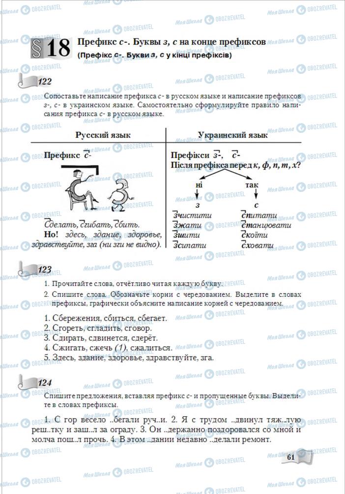 Учебники Русский язык 6 класс страница 61