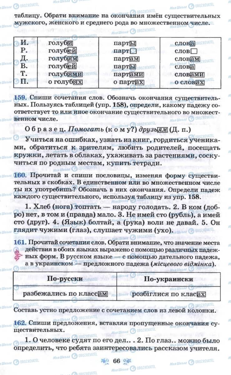Учебники Русский язык 6 класс страница 66