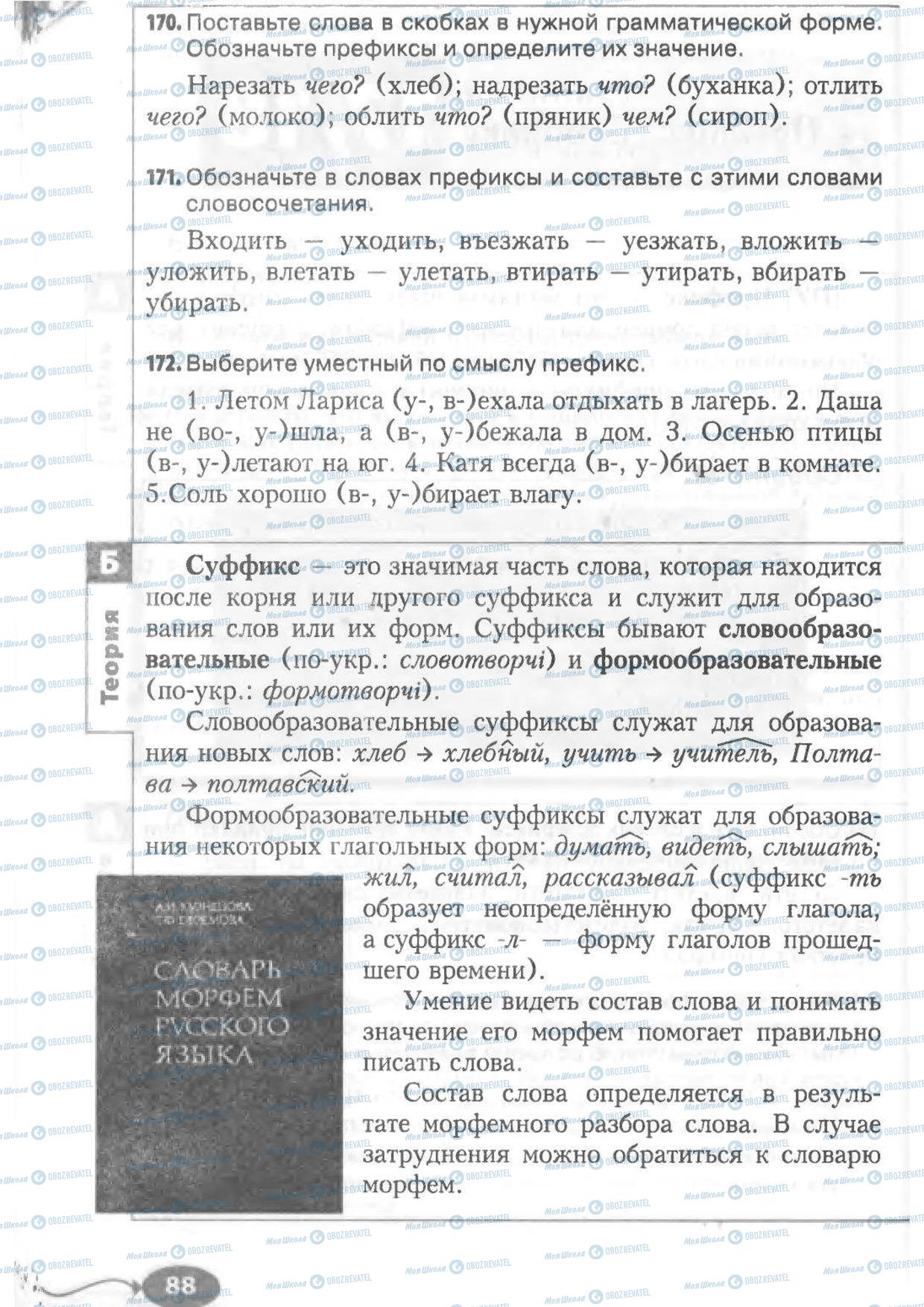 Учебники Русский язык 6 класс страница  88