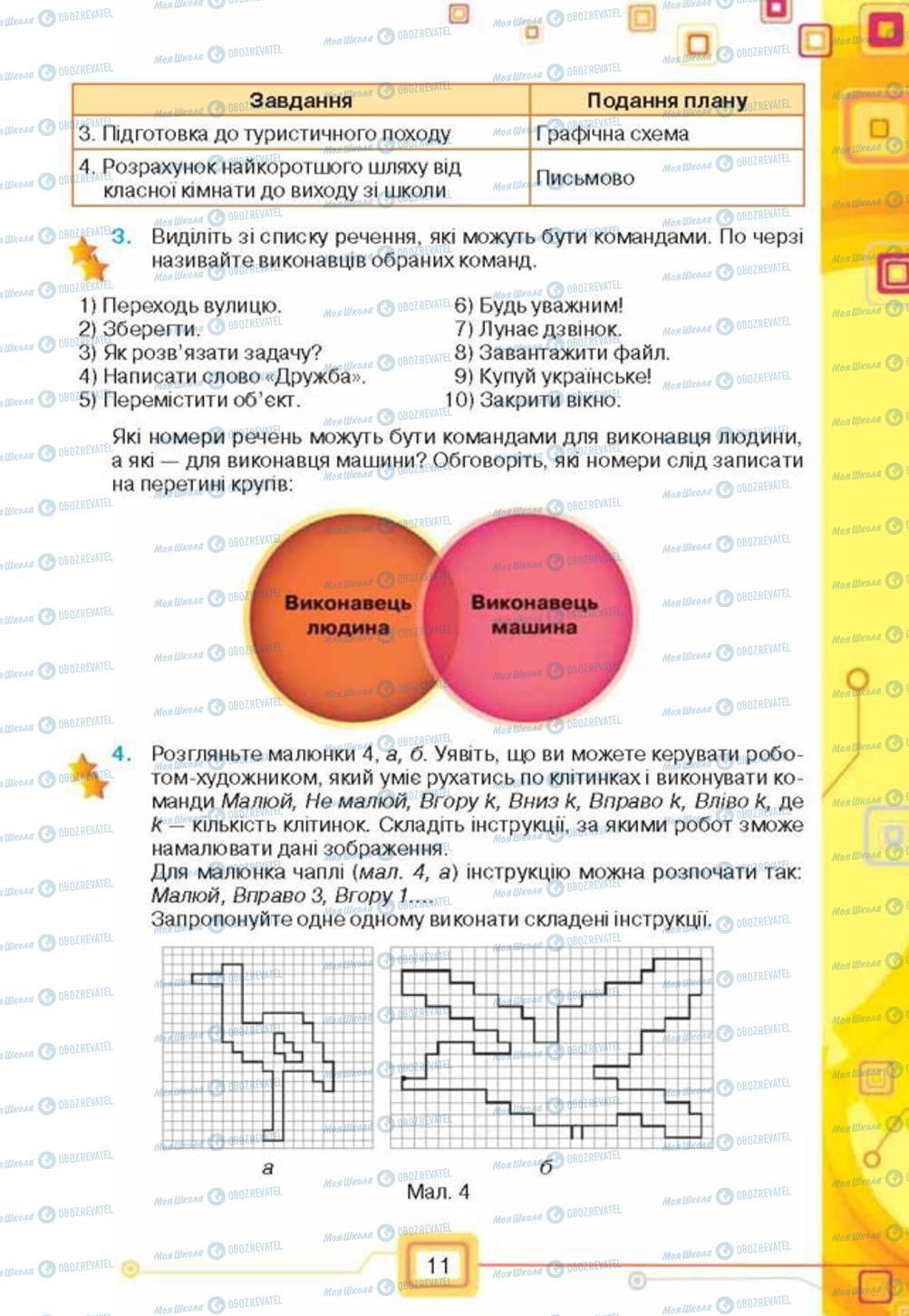 Підручники Інформатика 6 клас сторінка 11