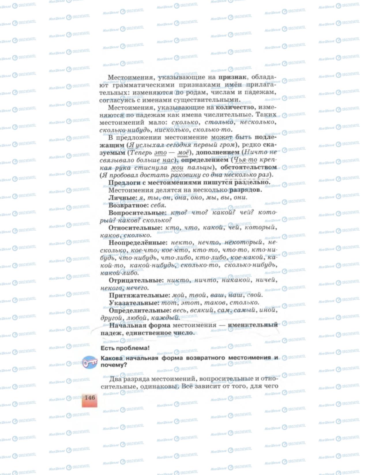 Учебники Русский язык 6 класс страница 146