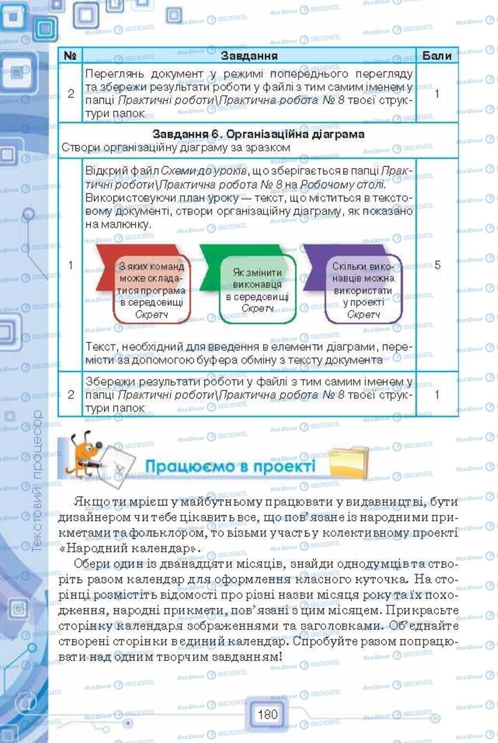 Учебники Информатика 6 класс страница 180