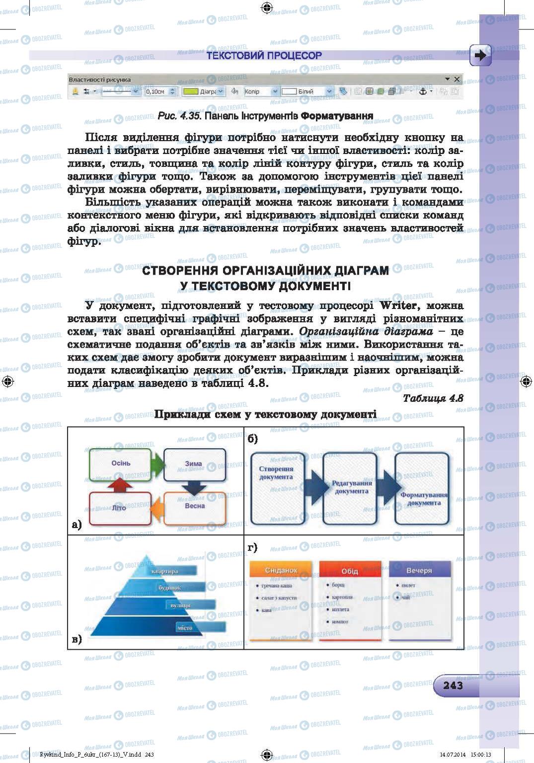 Учебники Информатика 6 класс страница 243