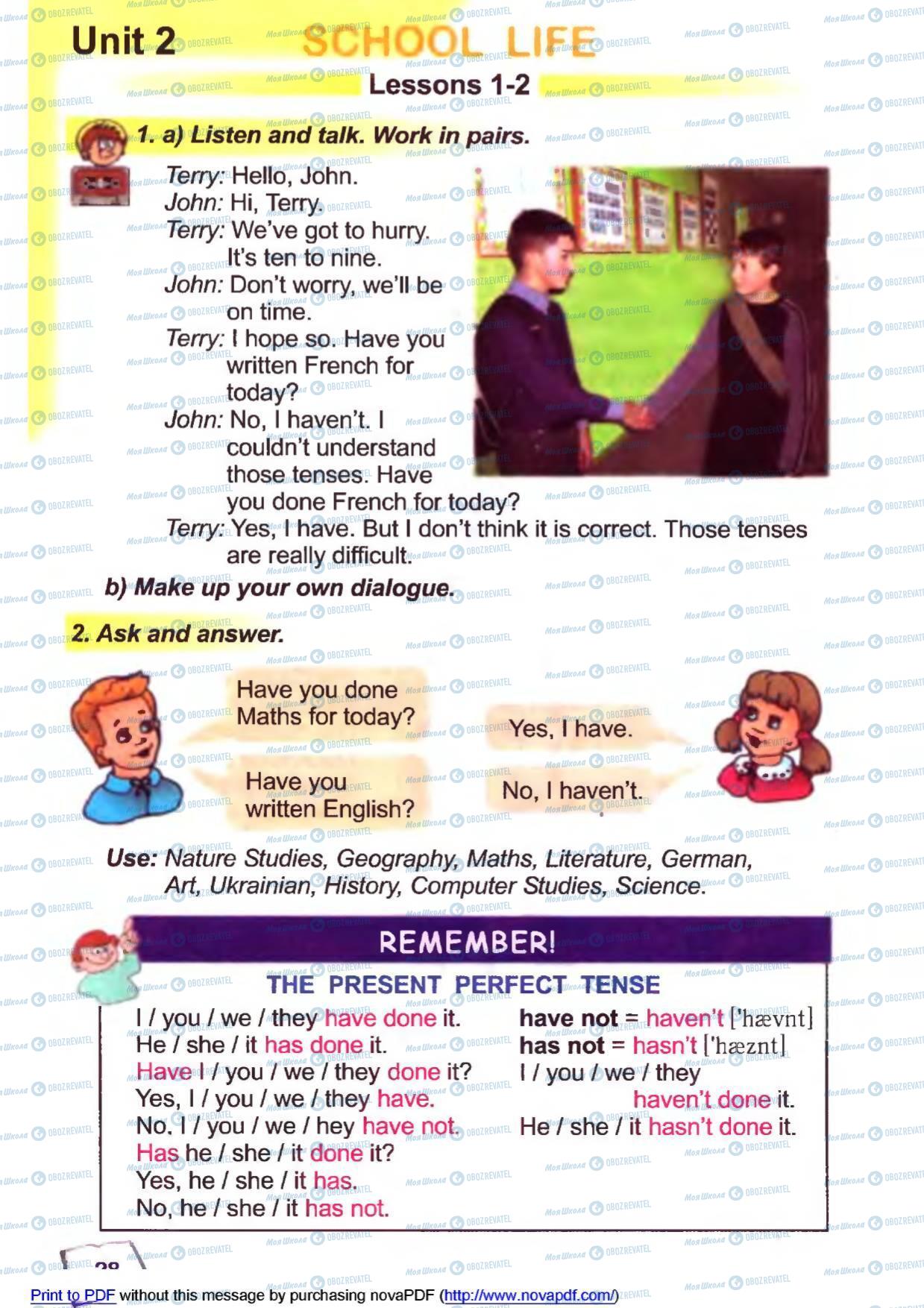 Учебники Английский язык 6 класс страница 28