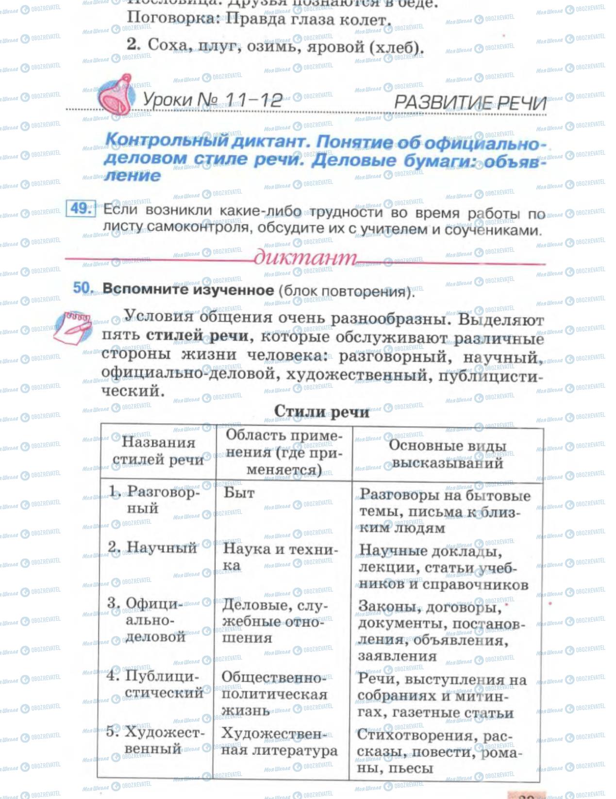 Учебники Русский язык 6 класс страница 28
