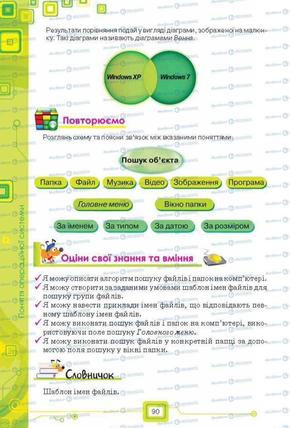 Підручники Інформатика 6 клас сторінка 90