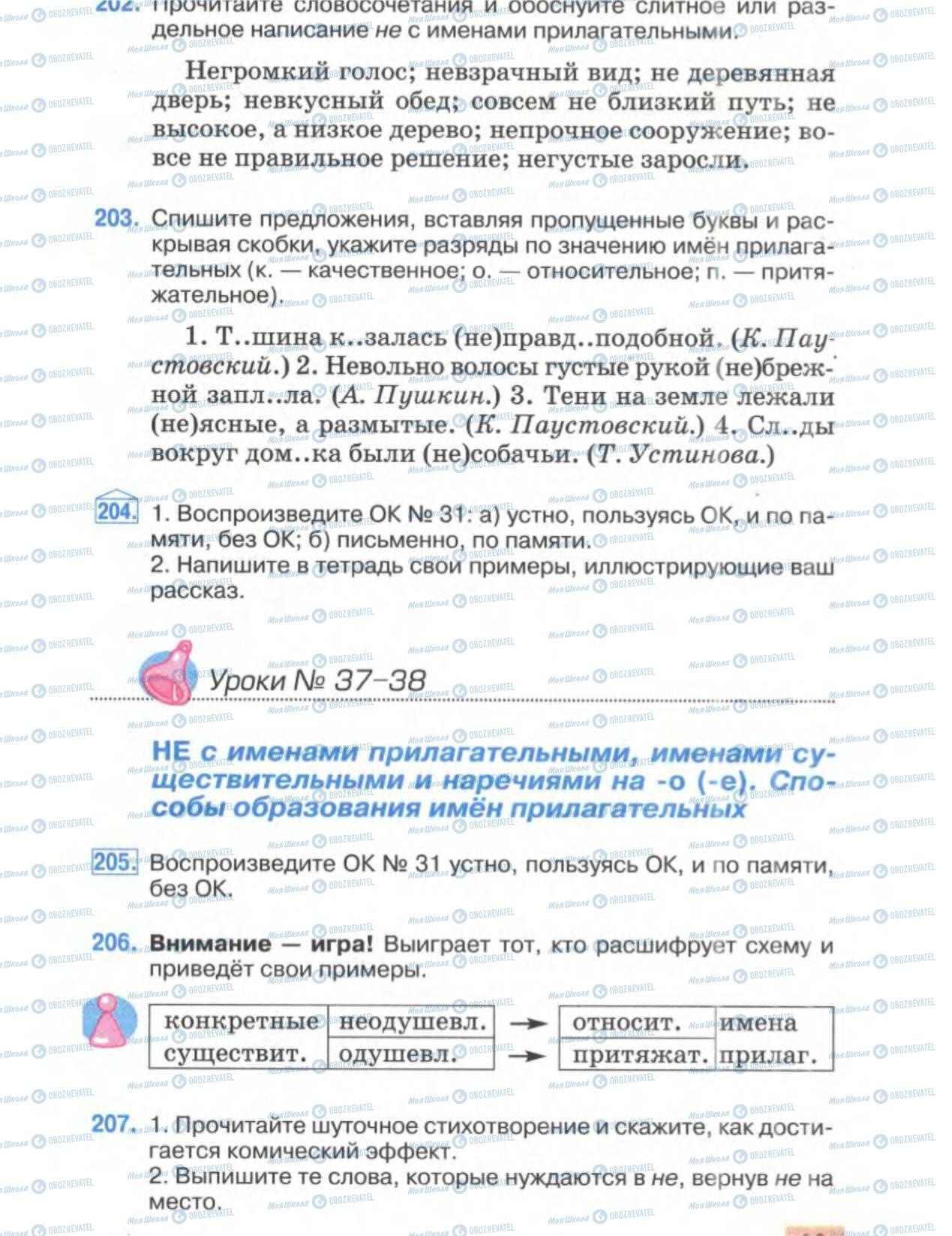 Підручники Російська мова 6 клас сторінка 93