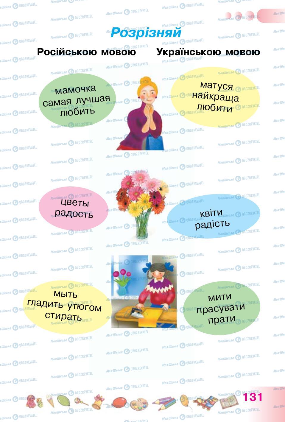 Підручники Українська мова 1 клас сторінка 131