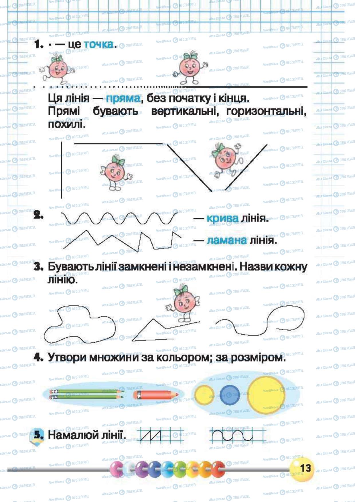 Учебники Математика 1 класс страница 14