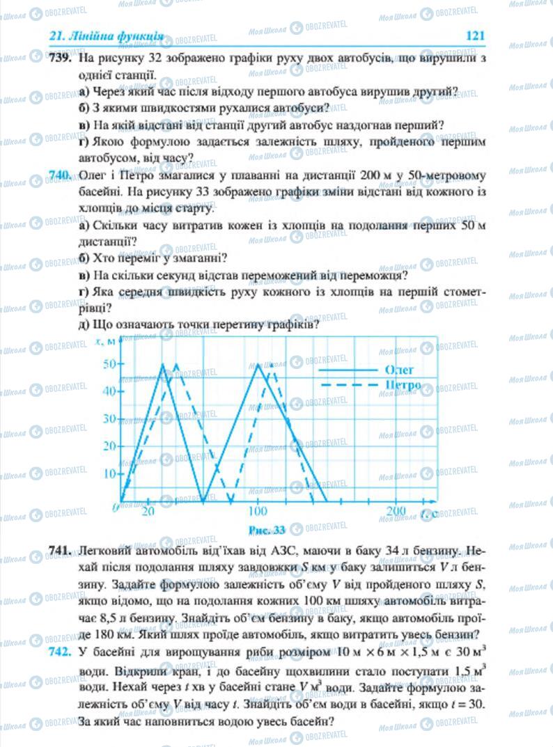 Підручники Алгебра 7 клас сторінка 121