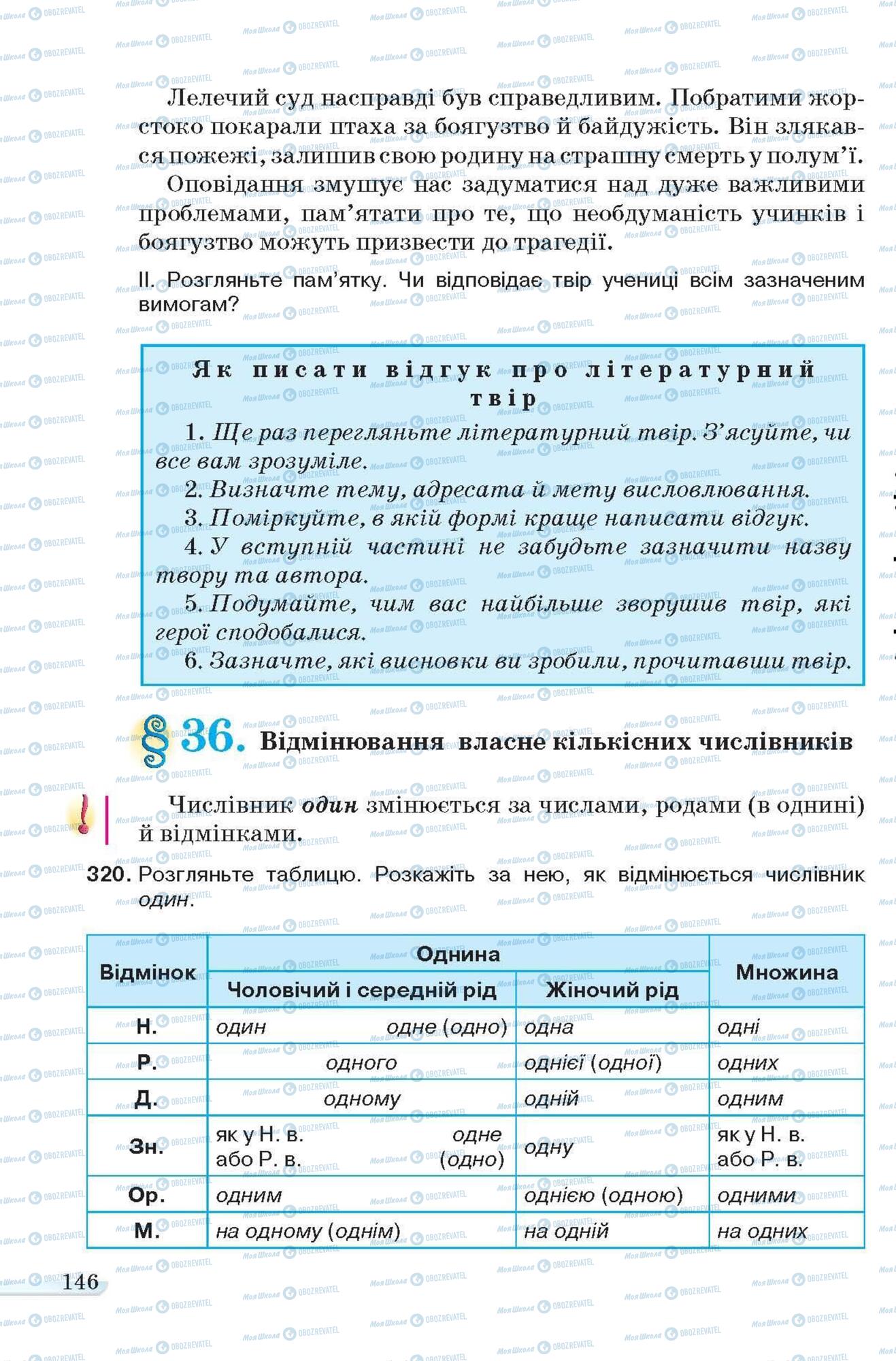 Учебники Укр мова 6 класс страница 146