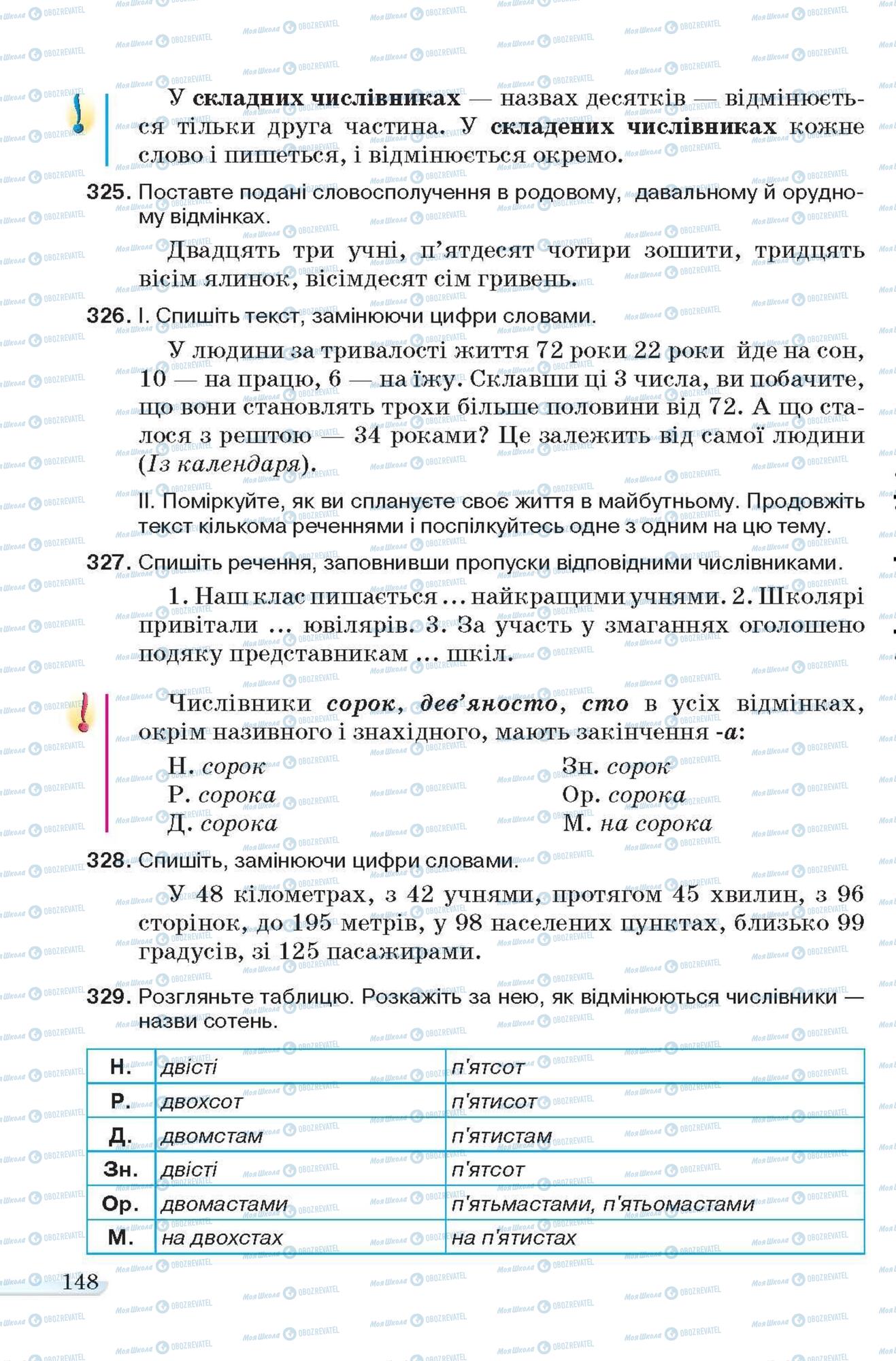 Учебники Укр мова 6 класс страница 148