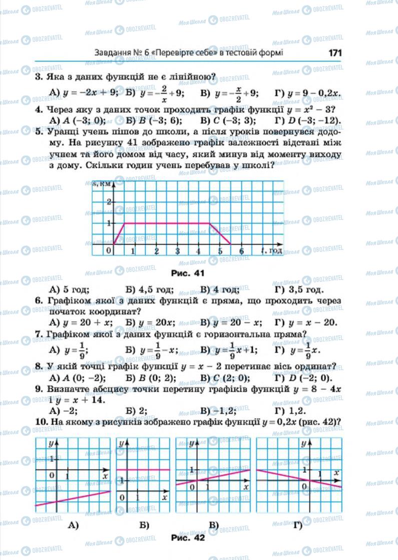 Учебники Алгебра 7 класс страница 171