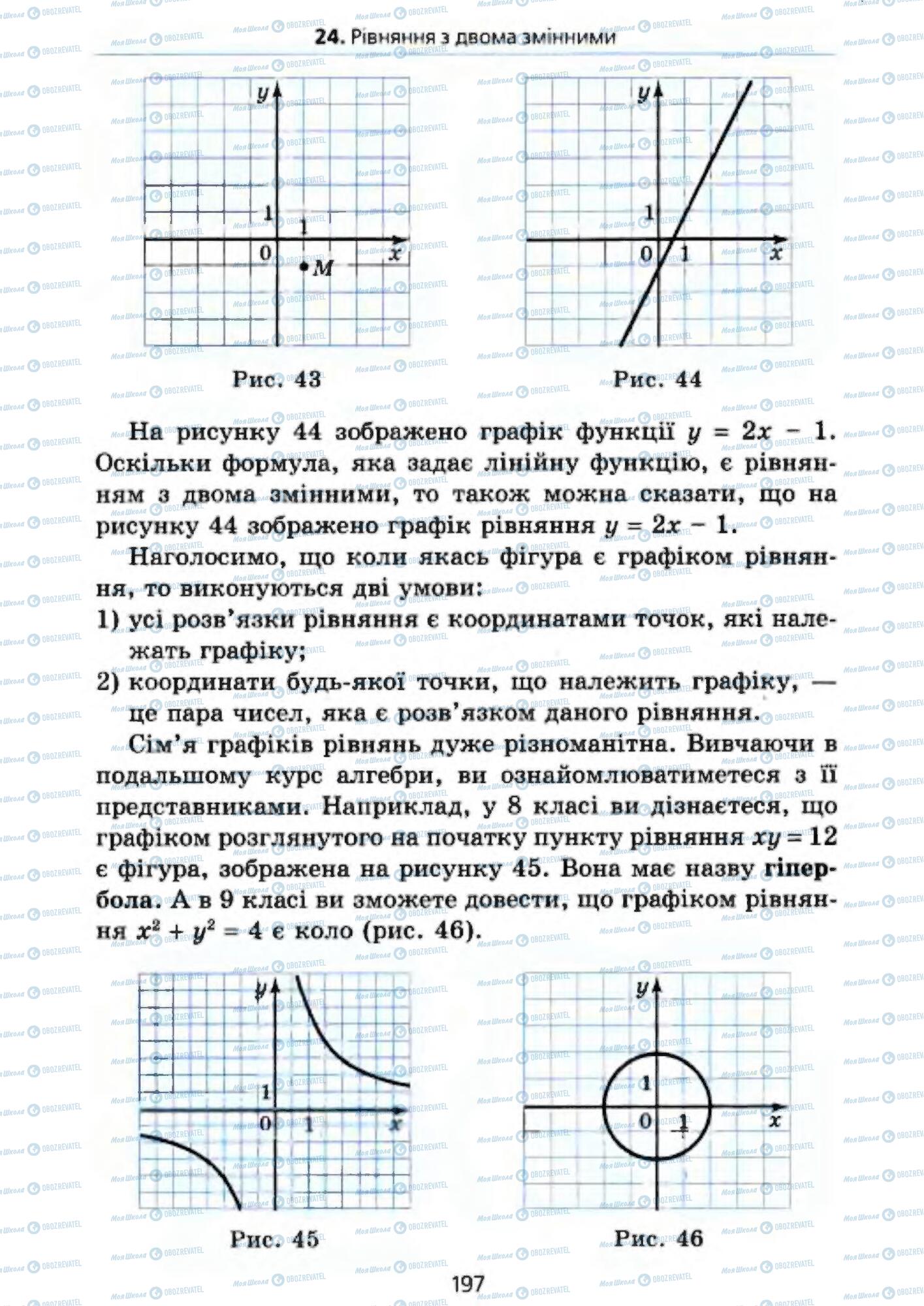 Учебники Алгебра 7 класс страница 197