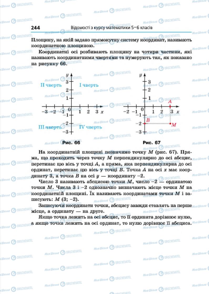 Підручники Алгебра 7 клас сторінка 244