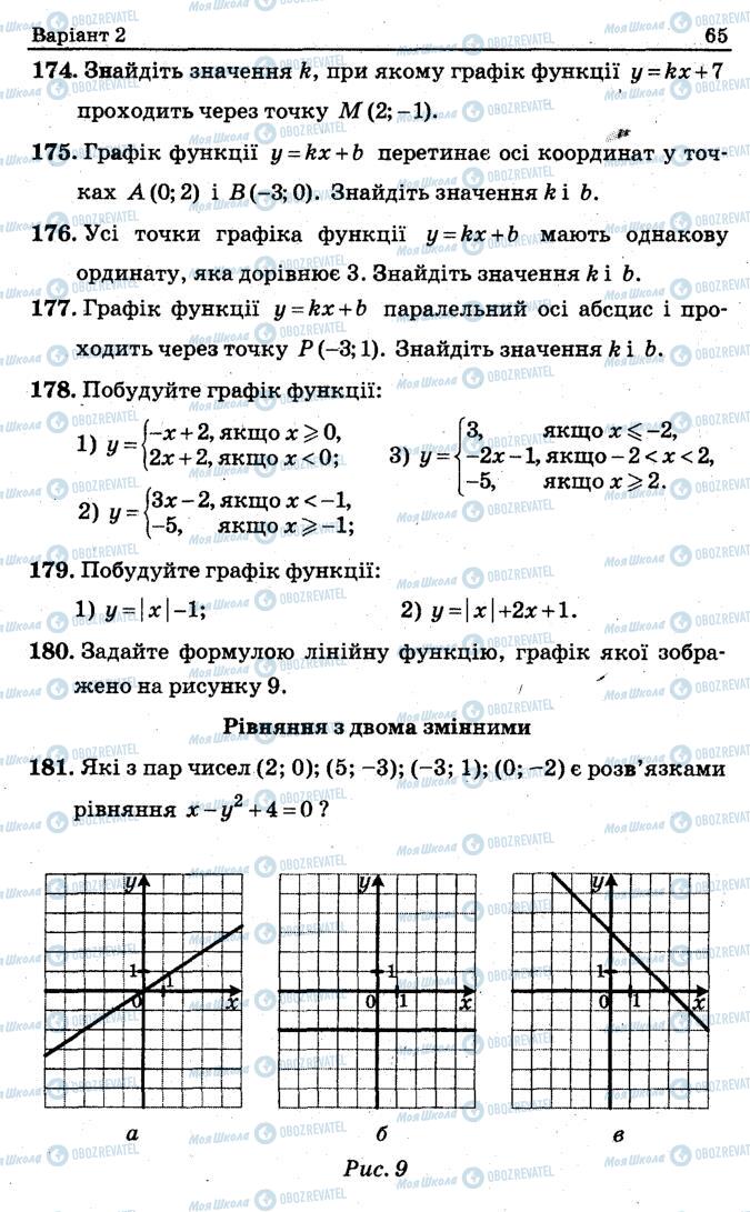 Учебники Алгебра 7 класс страница 65