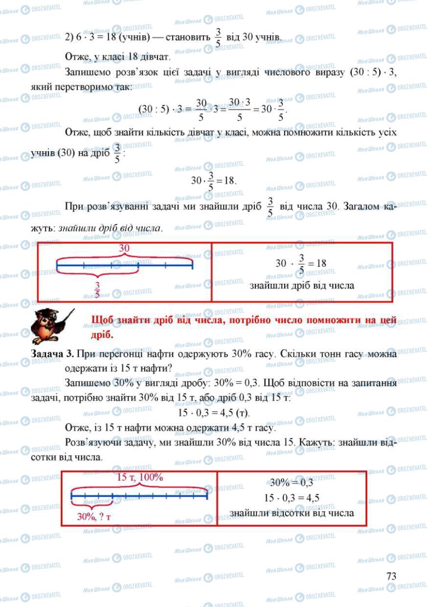 Учебники Математика 6 класс страница 73