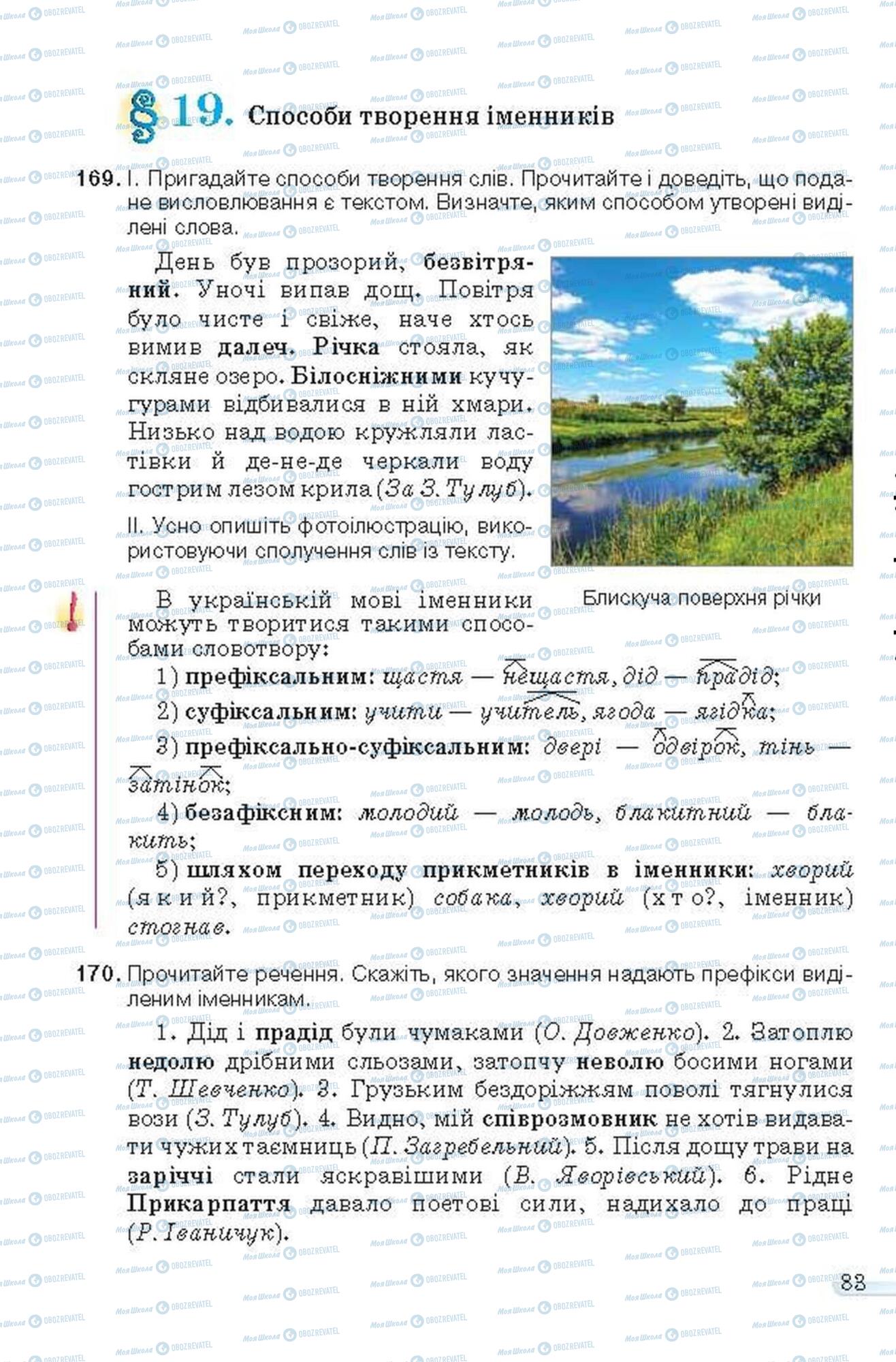 Підручники Українська мова 6 клас сторінка 83