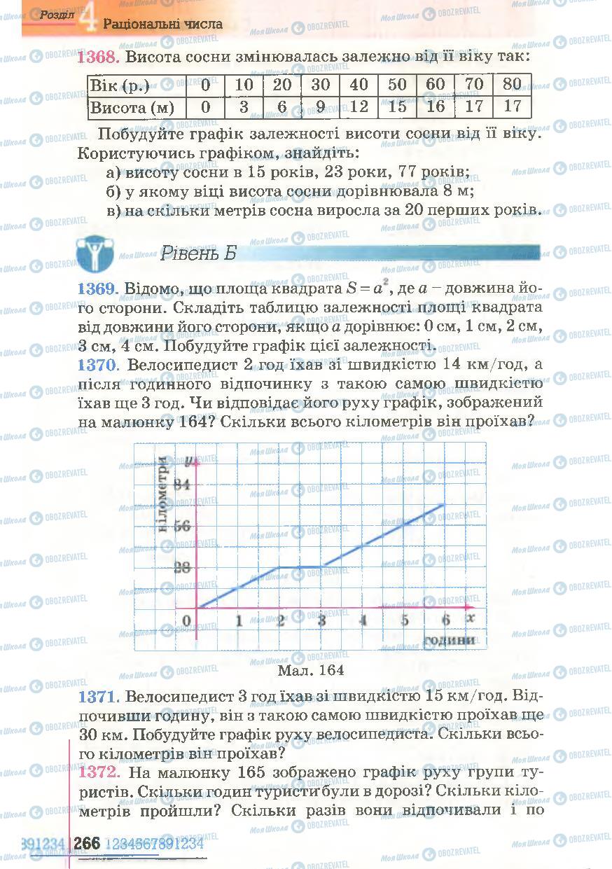 Підручники Математика 6 клас сторінка 266