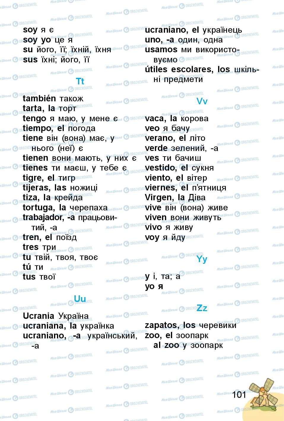 Учебники Испанский язык 1 класс страница 101