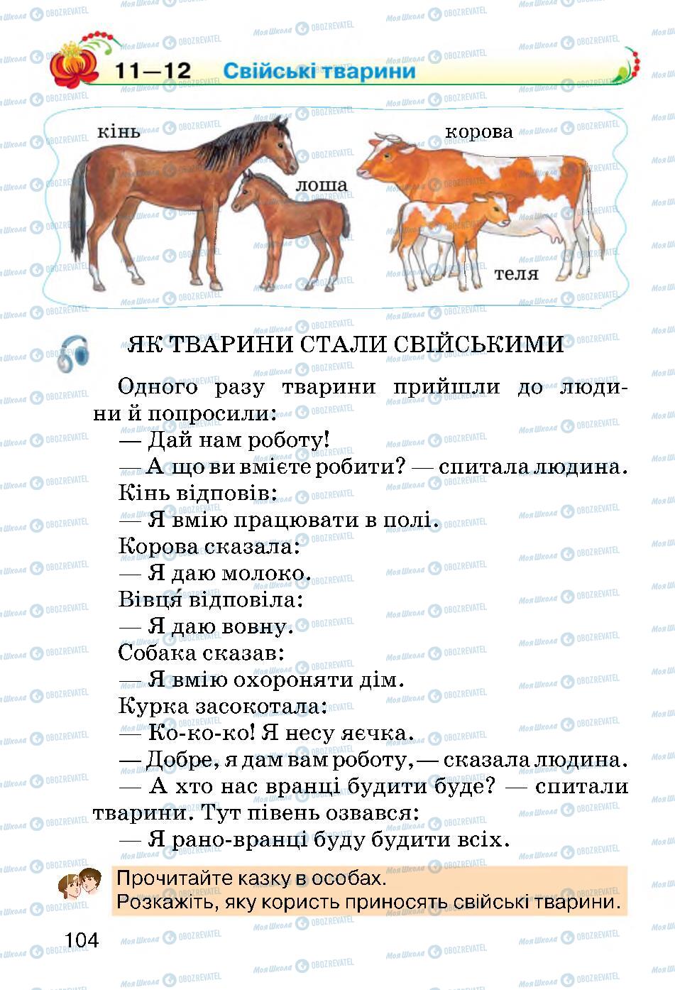 Підручники Українська мова 2 клас сторінка 104