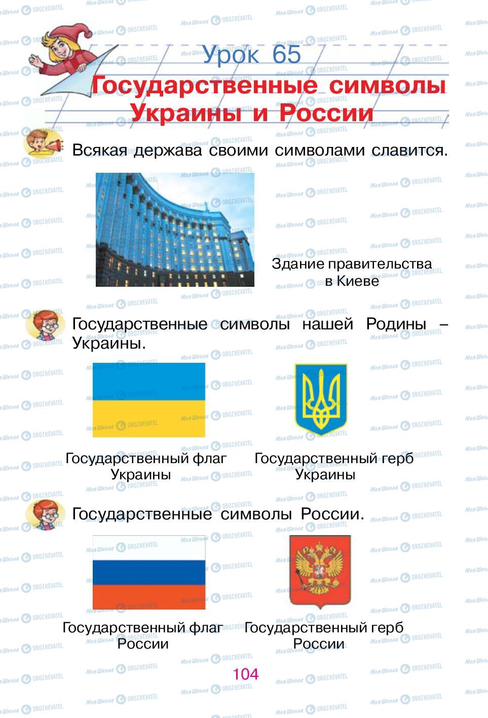 Підручники Російська мова 1 клас сторінка 104